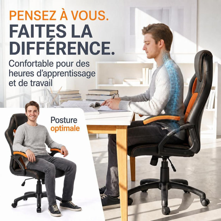 Chaise de bureau Racing Montréal