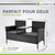 Banc en polyrotin Monaco