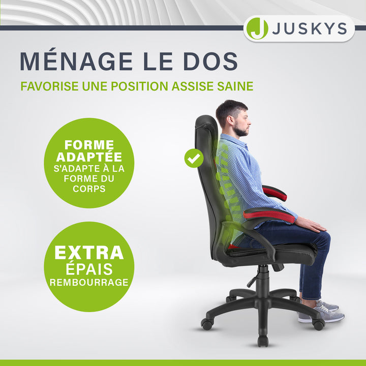 Chaise de bureau Racing Montréal