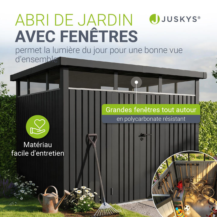 Abri de jardin en métal Lucerne