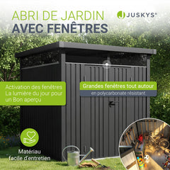 Abri de jardin en métal Lucerne