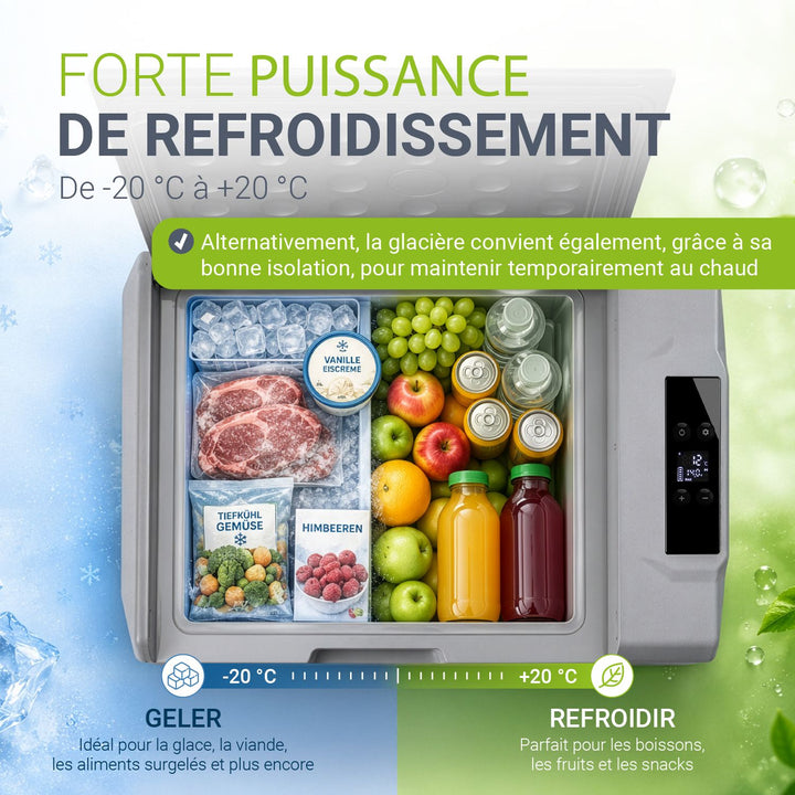 Glacière à compresseur Yukon 30 l ou 50 l