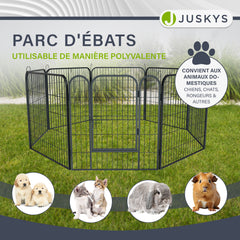 Enclos pour chiots en métal