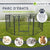 Enclos pour chiots en métal