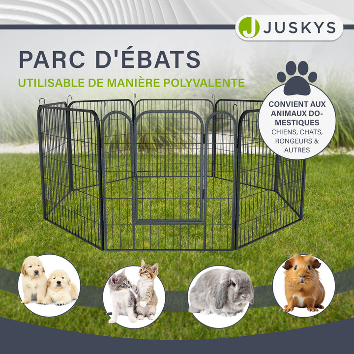 Enclos pour chiots en métal