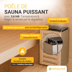 Sauna finlandais Fjora M