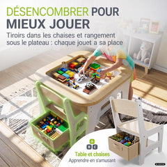Table et chaises enfant Milou