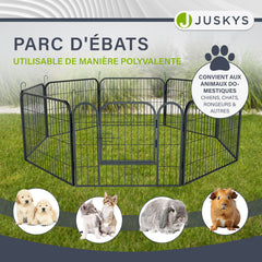 Enclos pour chiots en métal