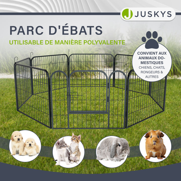 Enclos pour chiots en métal