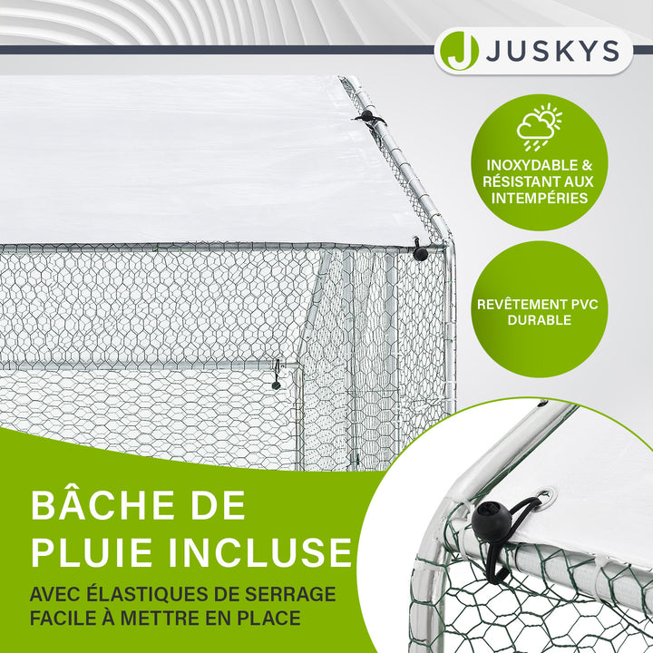 Enclos de plein air HLS25T pour poulets