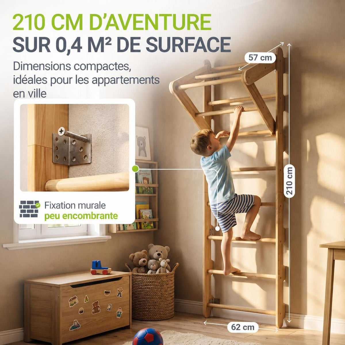 Espalier enfant en bois