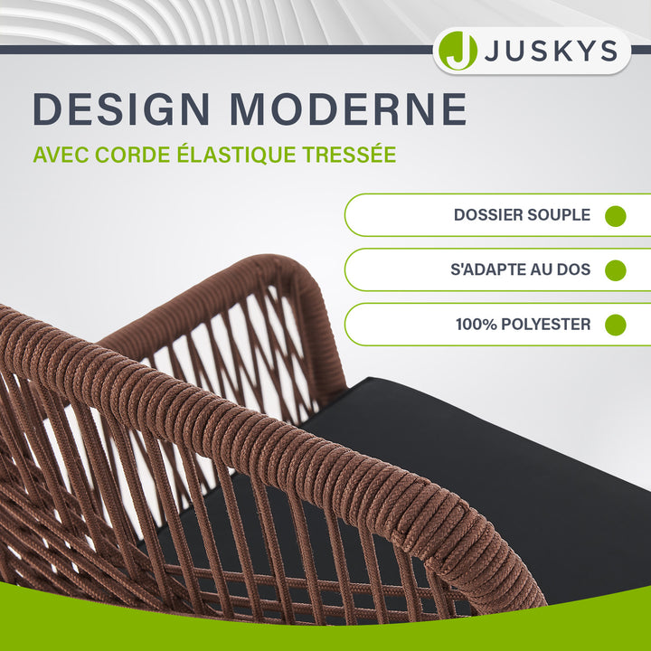 Chaises de jardin en corde Kastos