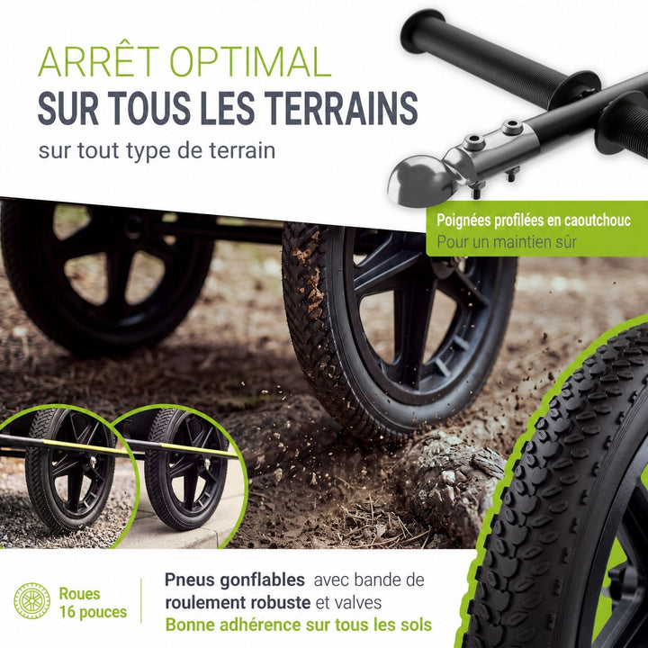 Remorque de transport / remorque à vélo 90 litres