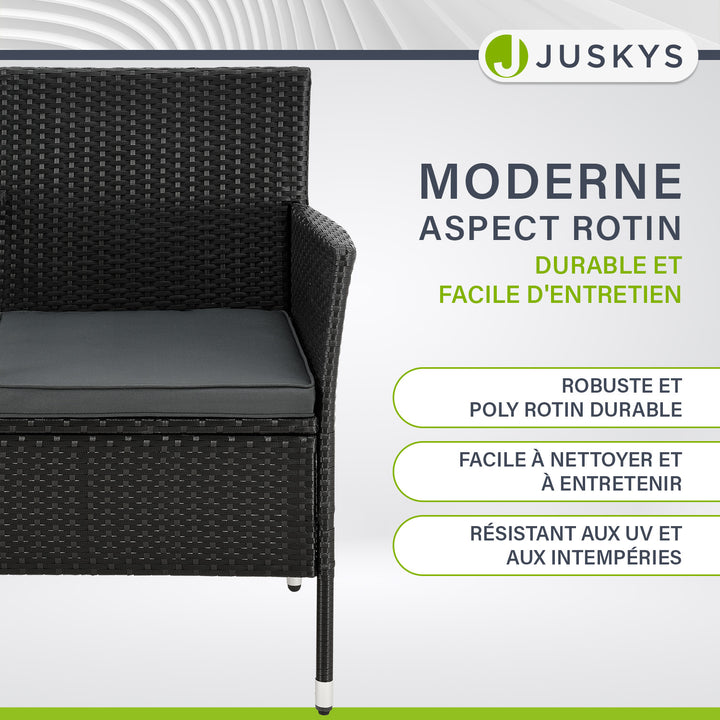 Banc en polyrotin Monaco