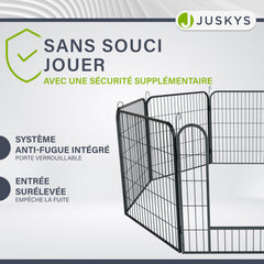 Enclos pour chiots en métal