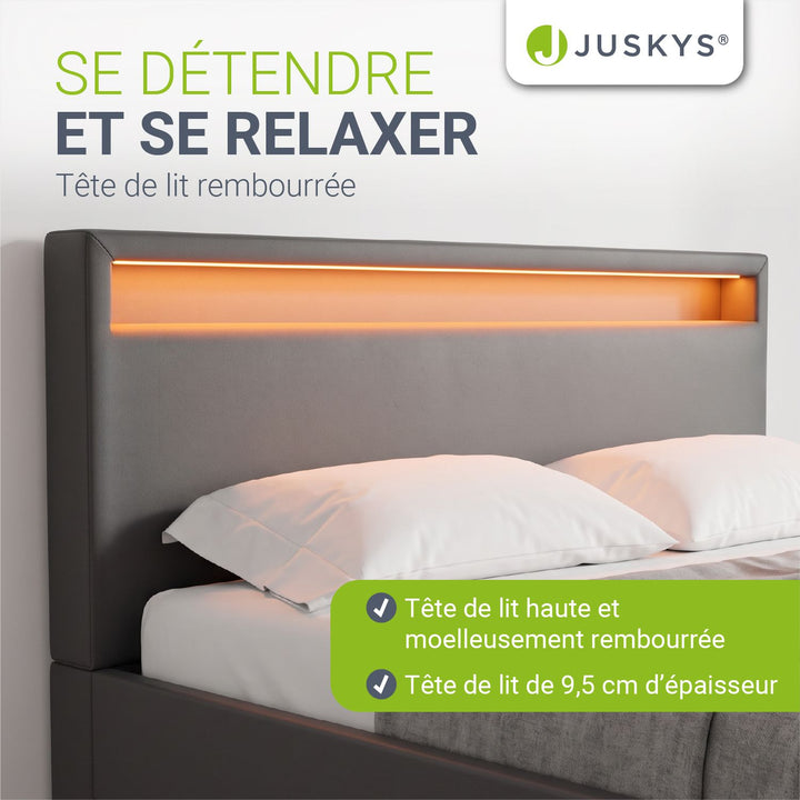 Lit rembourré Lyon