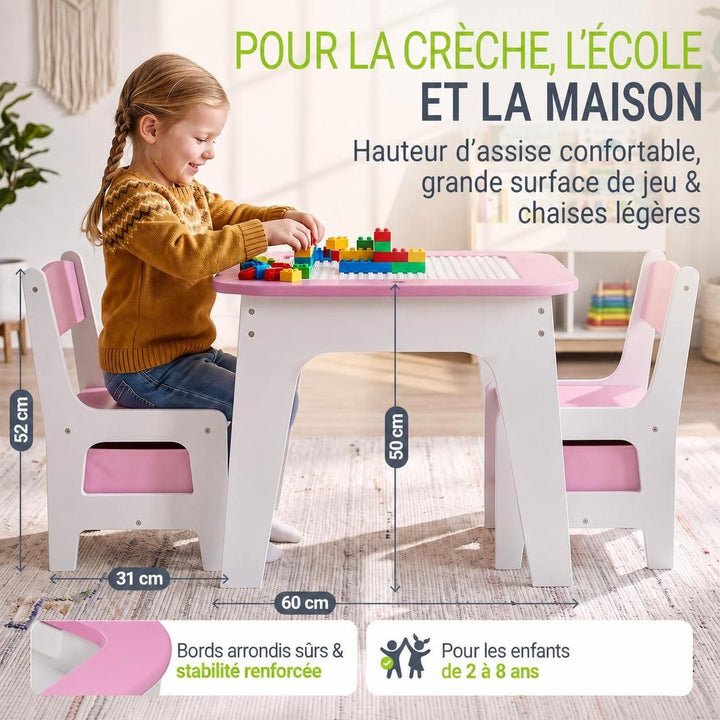 Table et chaises enfant Milou