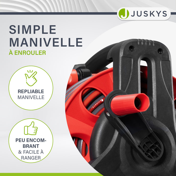Enrouleur de tuyau mobile Basic 30 m