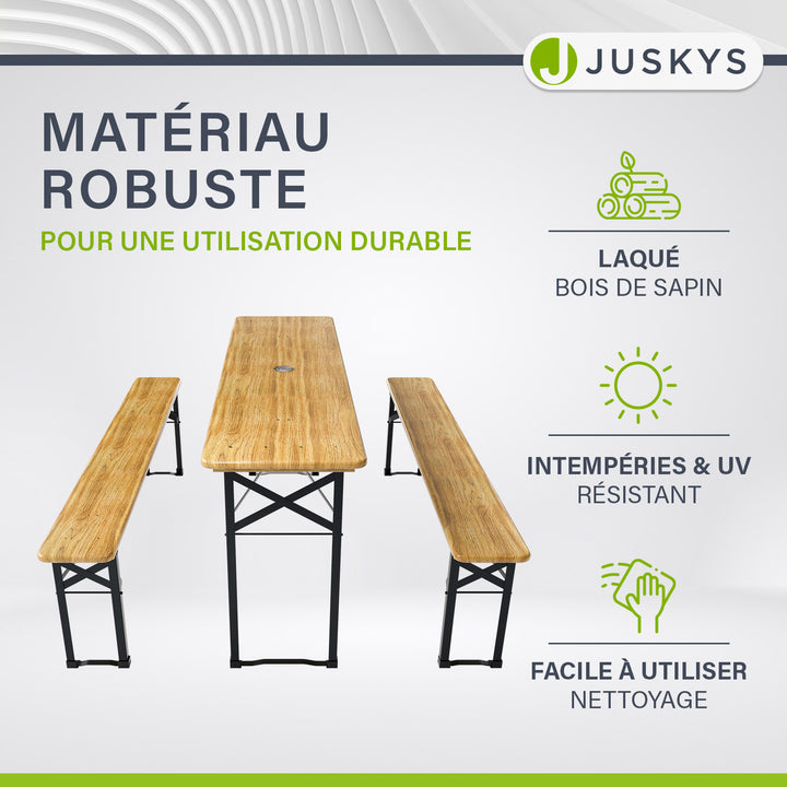 Ensemble de tente à bière Bichl 170 cm