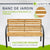 Banc de jardin Modena