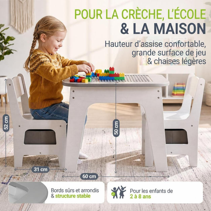 Table et chaises enfant Milou