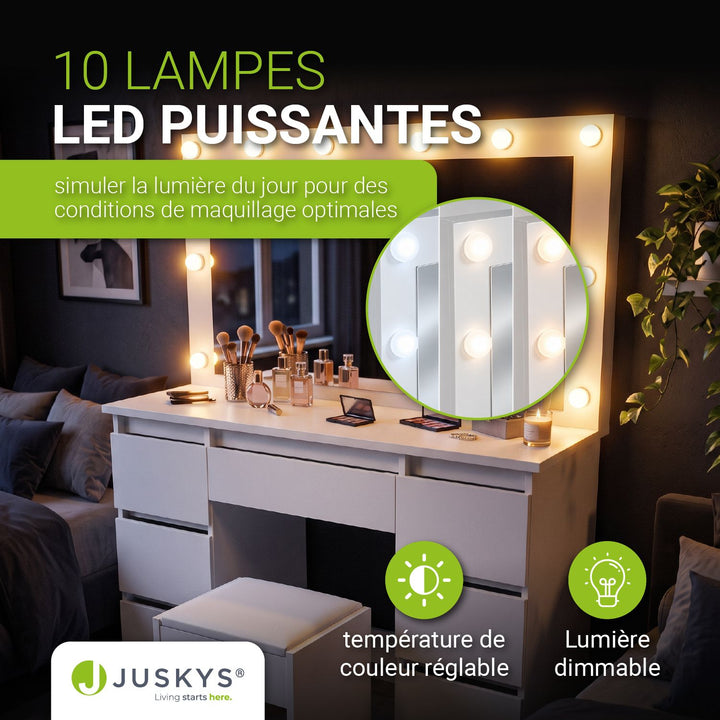 Coiffeuse avec miroir Lilia