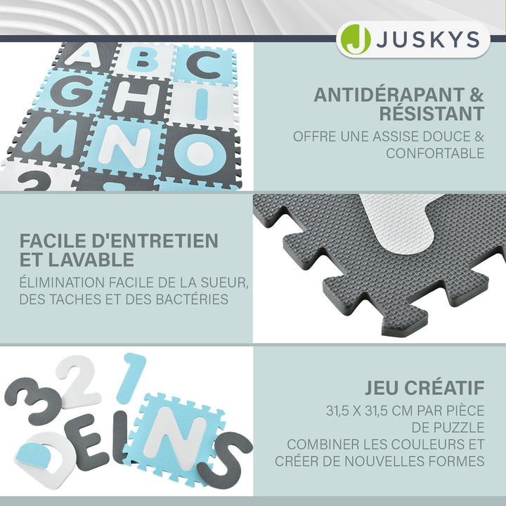 Tapis puzzle pour bébés et enfants