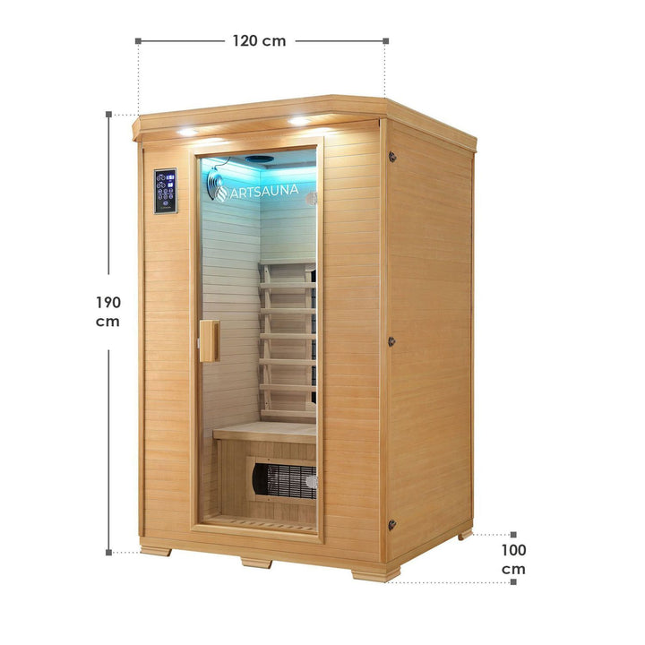 Infrarotkabine Oslo mit Keramikstrahler