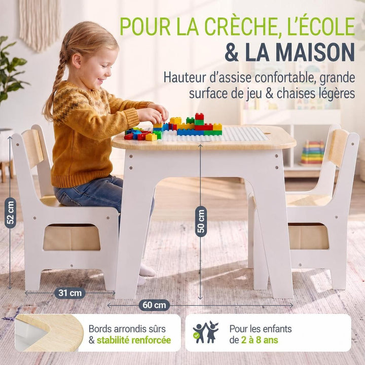 Table et chaises enfant Milou