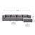Canapé modulable Domas XL - 4 places