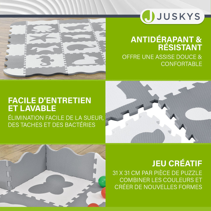 Tapis puzzle pour bébés et enfants