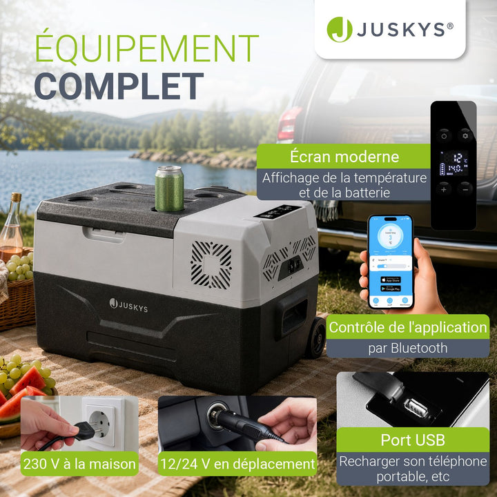 Glacière à compresseur Yukon 30 l ou 50 l