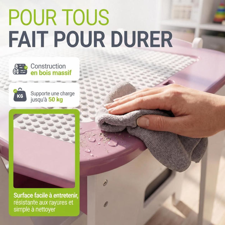 Table et chaises enfant Milou