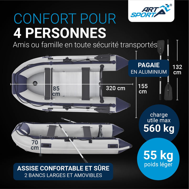 Bateau pneumatique 3,20 m
