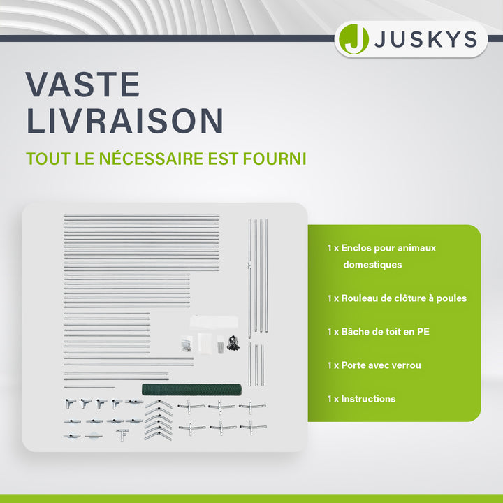 Enclos de plein air HLS25T pour poulets