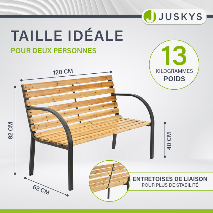 Banc de jardin Modena