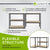 Ensemble de 2 à 8 étagères de rangement de base 180 x 90 x 40 cm