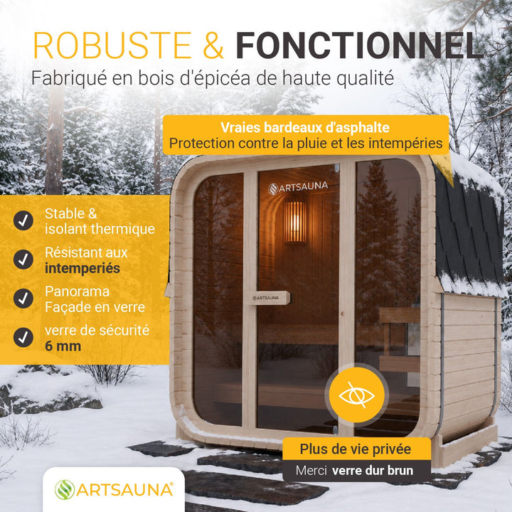 Sauna finlandais Fjora M