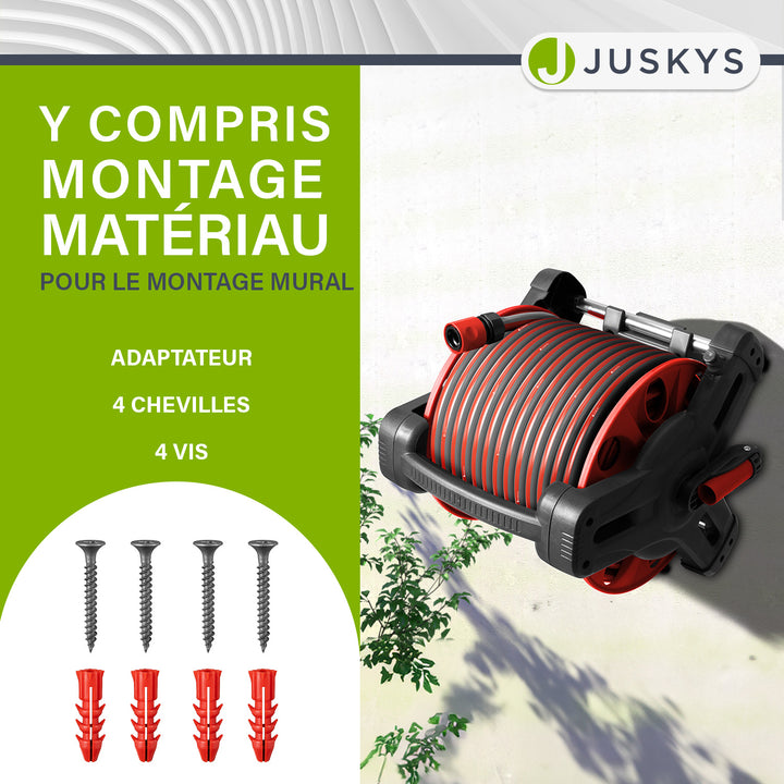 Enrouleur de tuyau mobile Basic 30 m
