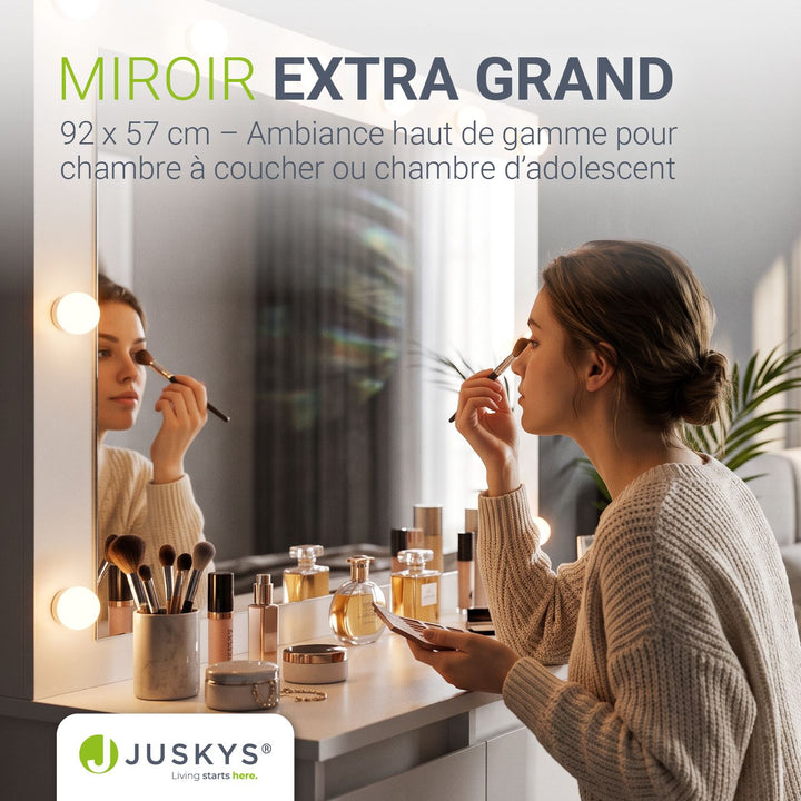 Coiffeuse avec miroir Lilia