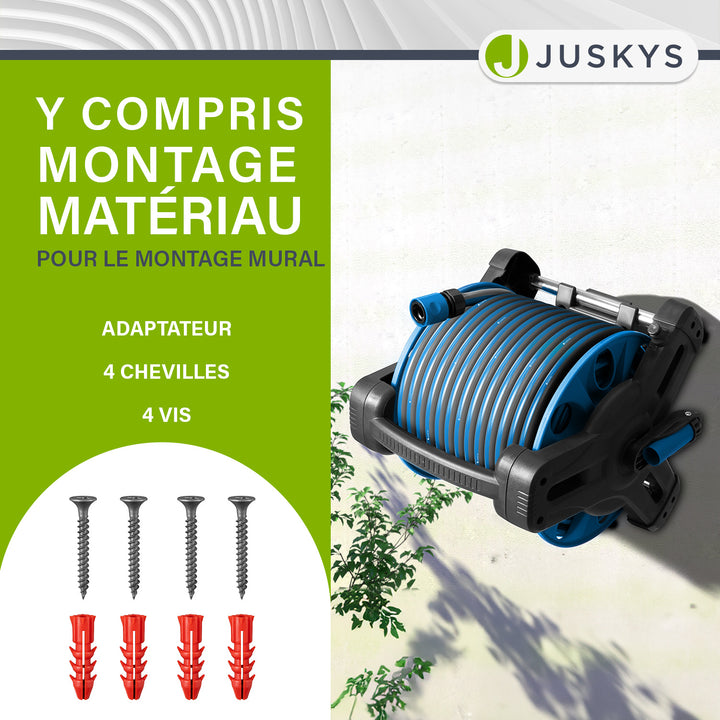 Enrouleur de tuyau mobile Basic 30 m