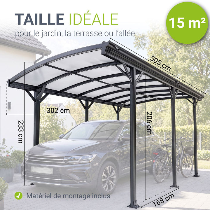 Carport 5x3 m