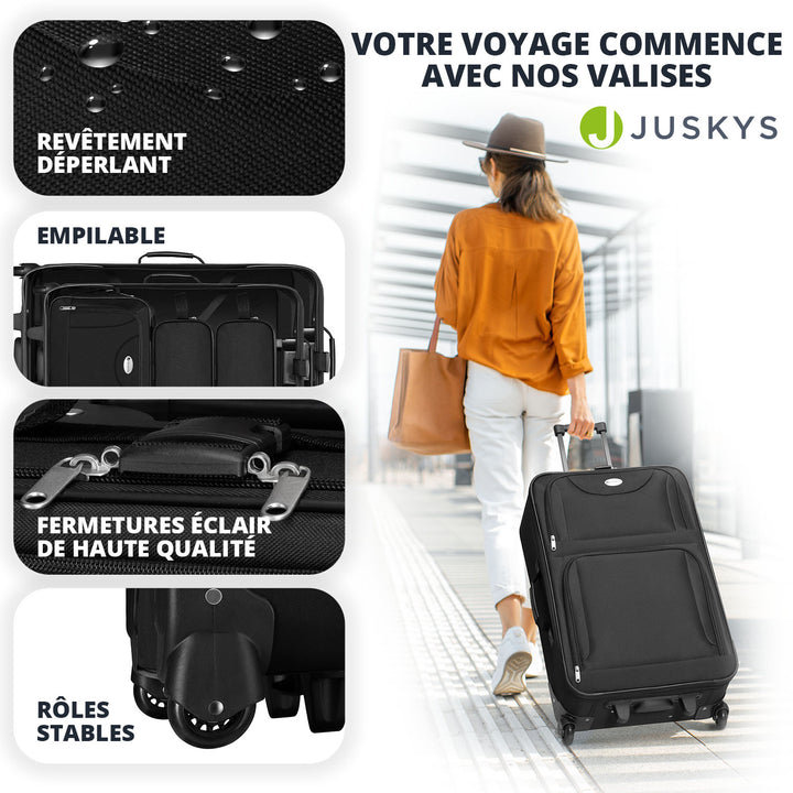 Ensemble de valises à roulettes de voyage Athènes