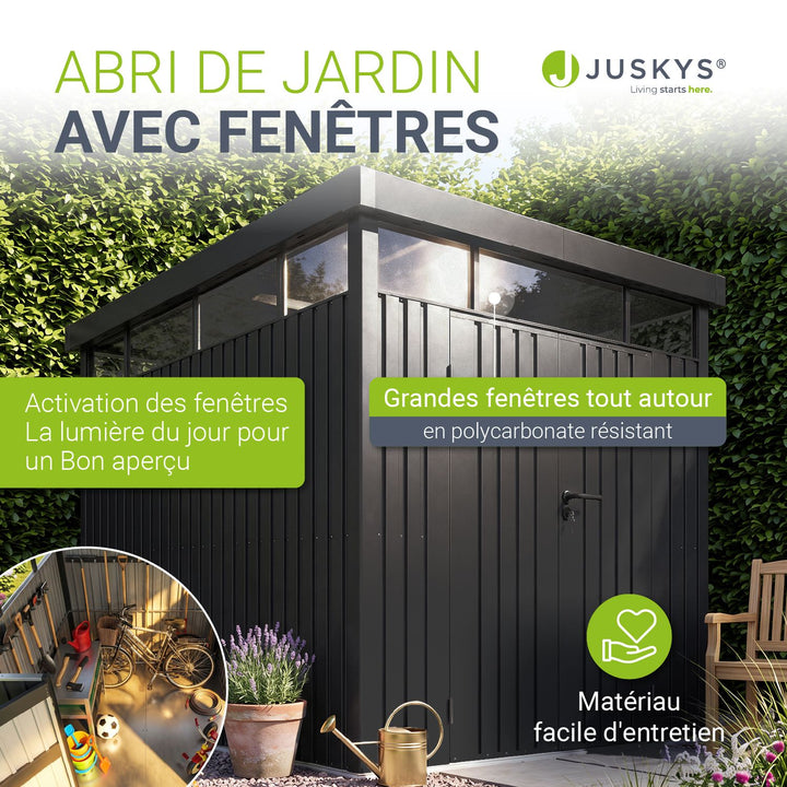 Abri de jardin en métal Lucerne