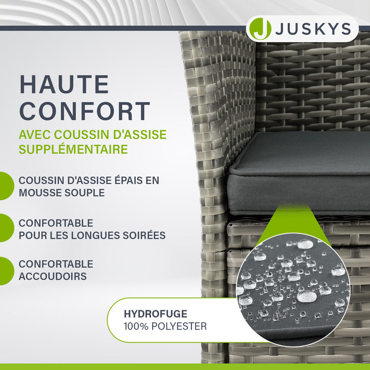 Banc en polyrotin Monaco
