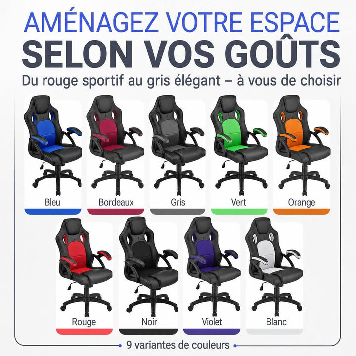 Chaise de bureau Racing Montréal
