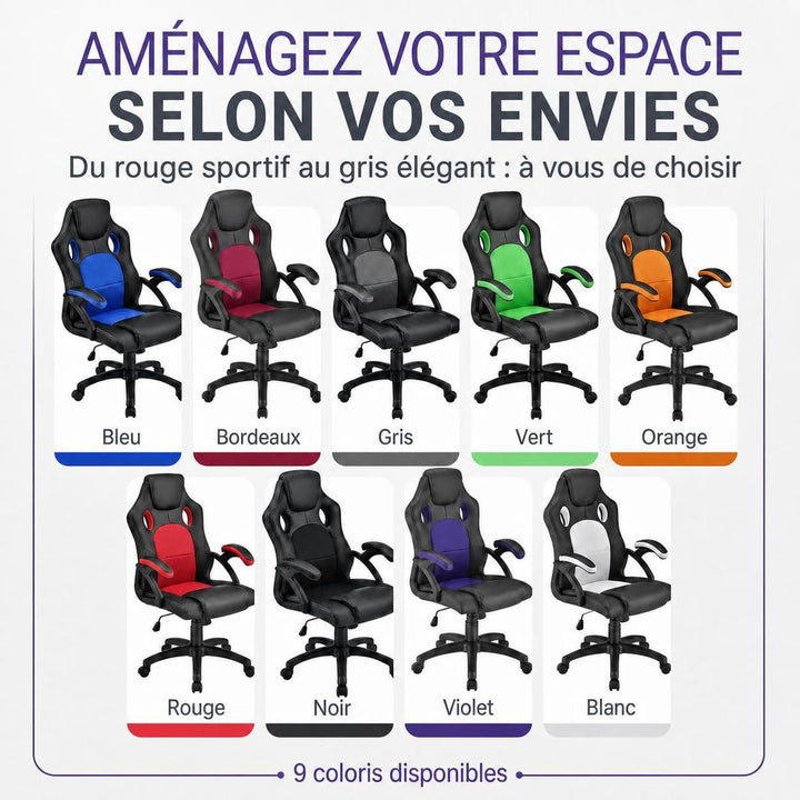 Chaise de bureau Racing Montréal