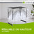 Table multifonctionnelle en aluminium en 3 parties