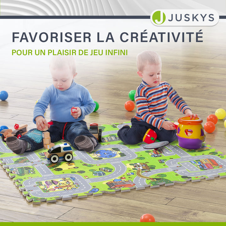 Tapis puzzle pour bébés et enfants