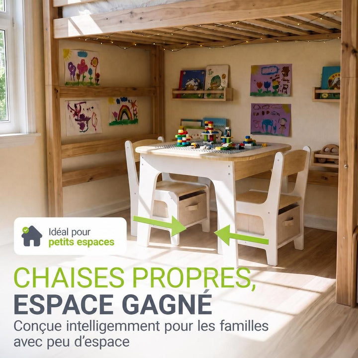 Table et chaises enfant Milou